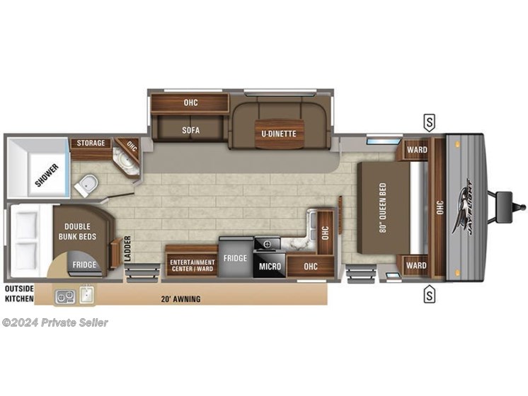 Used 2020 Jayco Jay Flight 28BHS available in MUSKEGON, Michigan