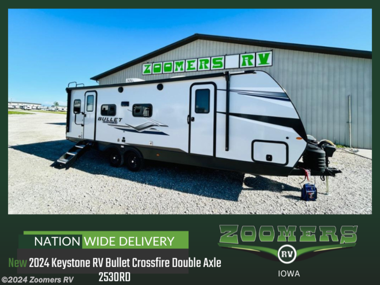 New 2024 Keystone Bullet Crossfire Double Axle 2530RD available in Lamoni, Iowa