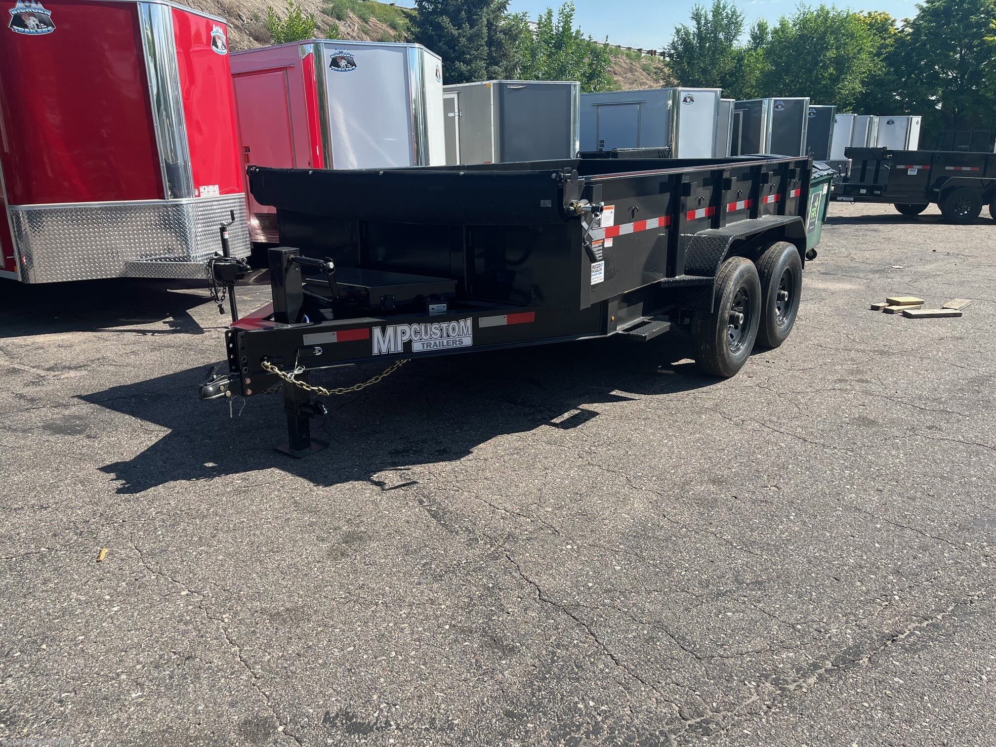 New 2025 MP Custom Trailers 83x12 14k 2ft side walls w/one piece 7ga floor available in Wheat Ridge, Colorado