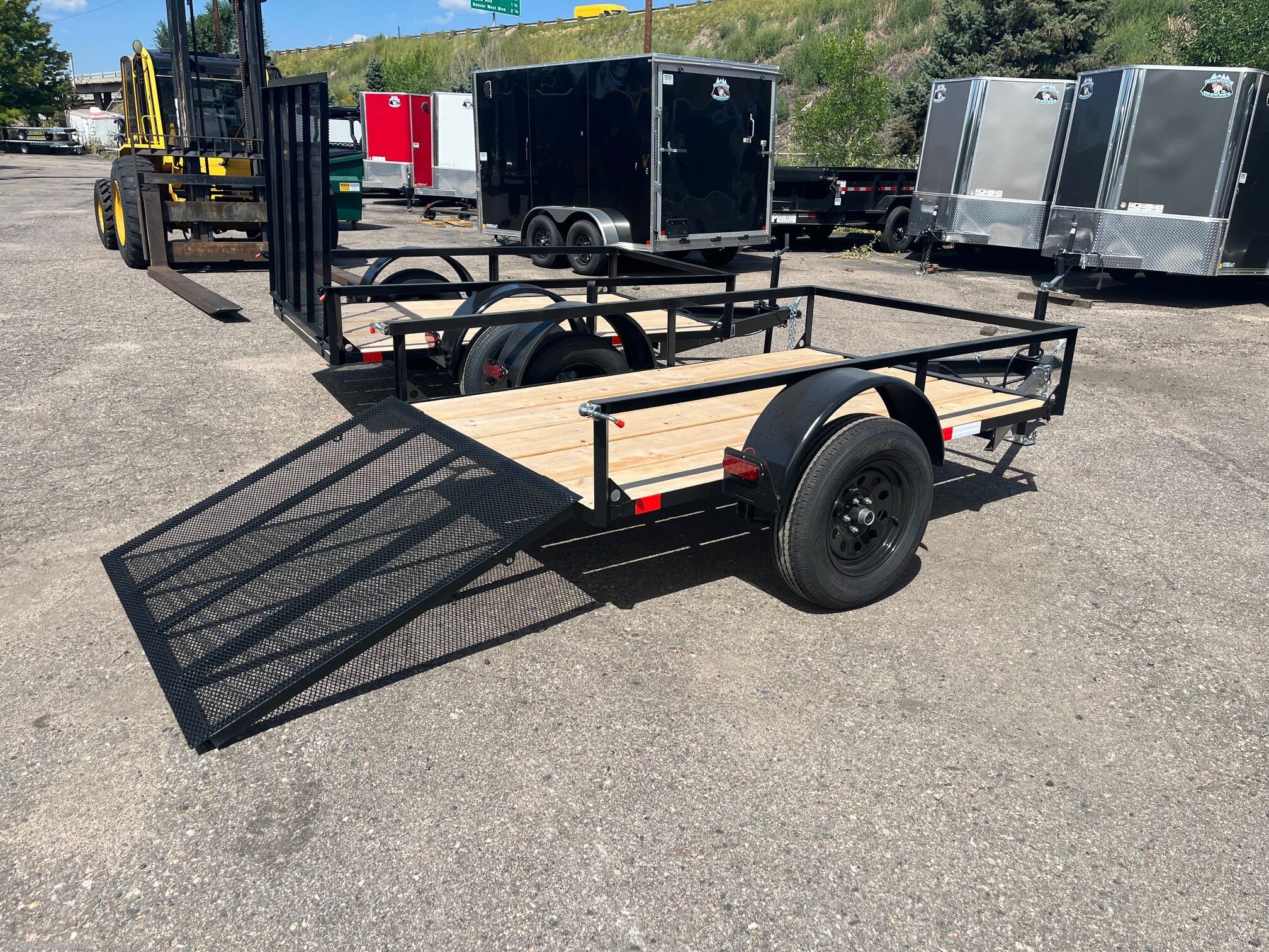 2025 R&M Trailer Mfg 5x8 Symmetry ATV Utility Trailer - New Flatbed Trailer for sale by Reed Trailer in Wheat Ridge, Colorado