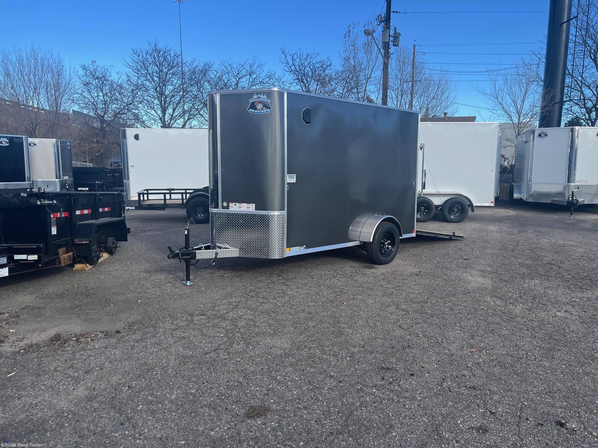 2026 R&M Trailer Mfg 5x10+v-nose Cargo Trailer