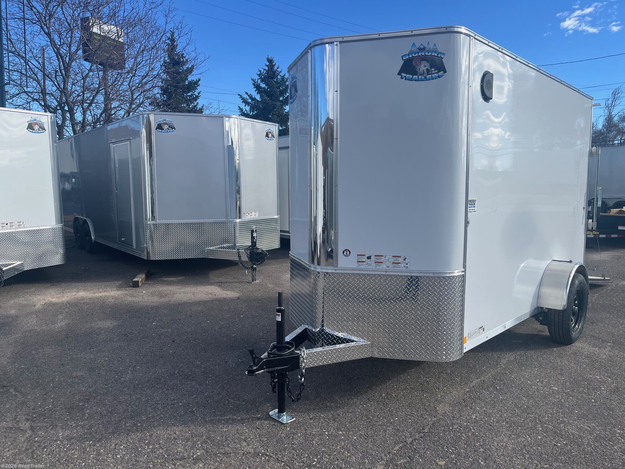 2026 R&M Trailer Mfg 5x10+v-nose Cargo Trailer