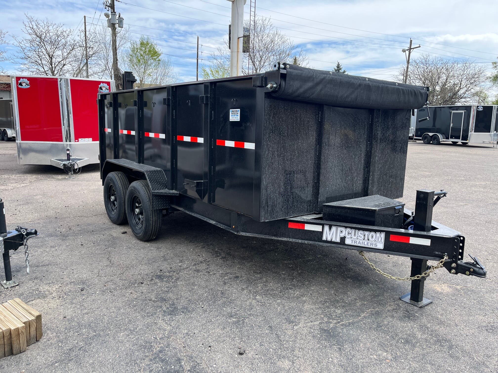 2025 MP Custom Trailers 83x14 14k 4ft side walls w/one piece 7ga floor - New Dump Trailer for sale by Reed Trailer in Wheat Ridge, Colorado