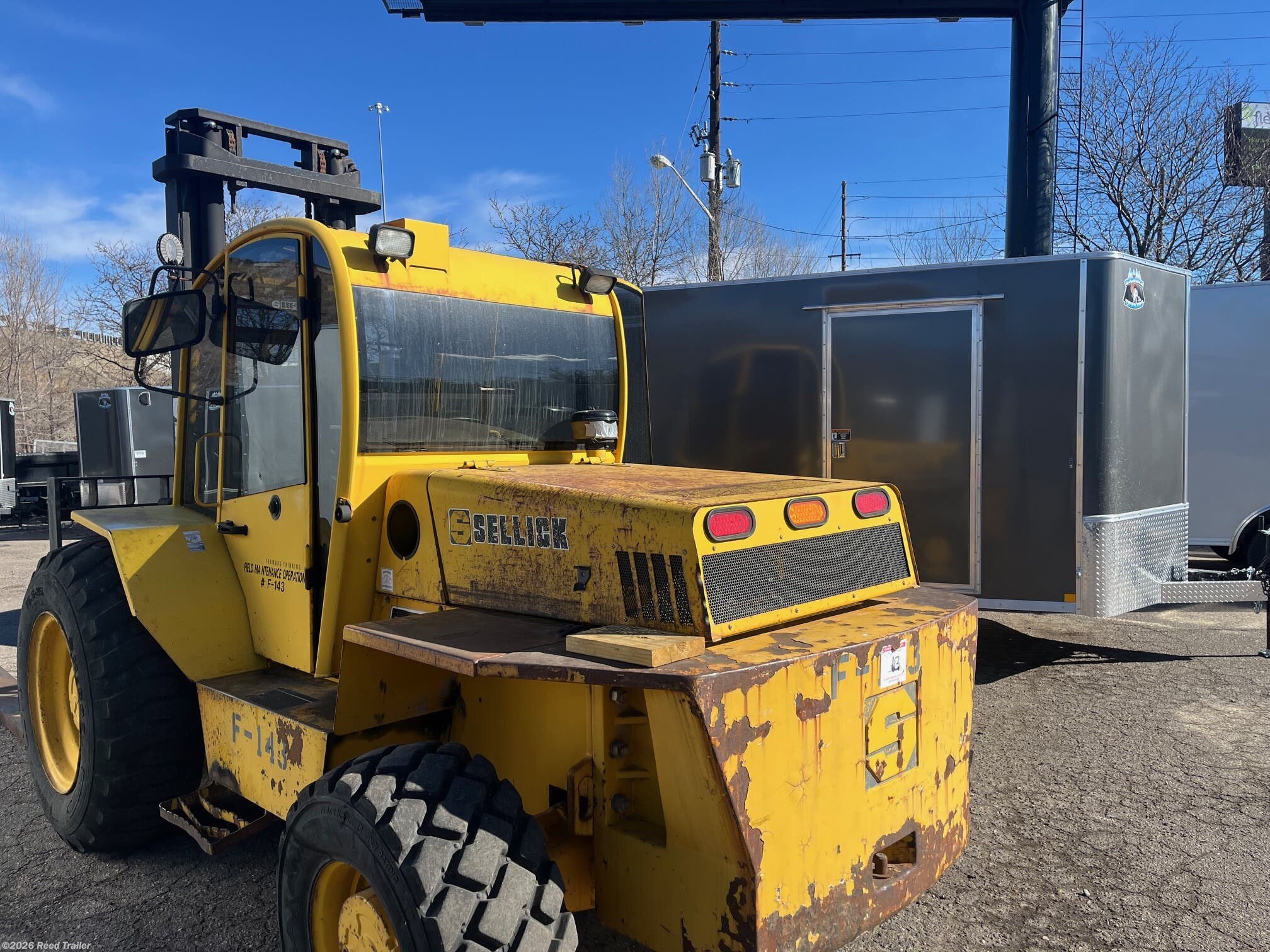 2026 R&M Trailer Mfg 7x16+v-nose (TAS)