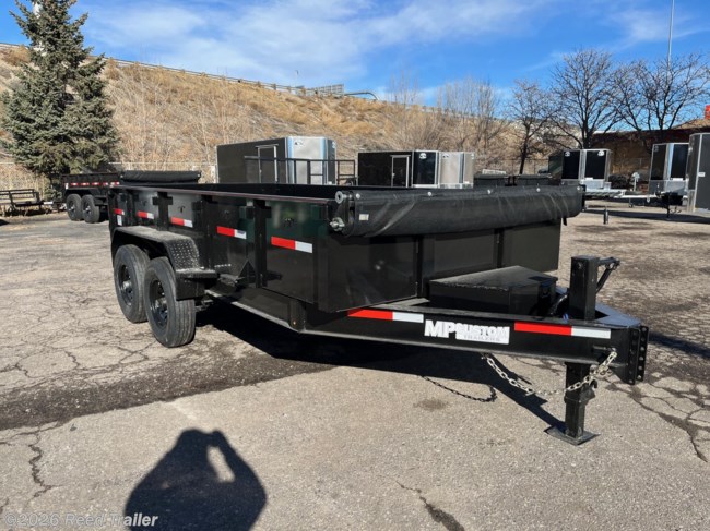 2026 MP Custom Trailers 83x14 14k 2ft side walls w/one piece 7ga floor