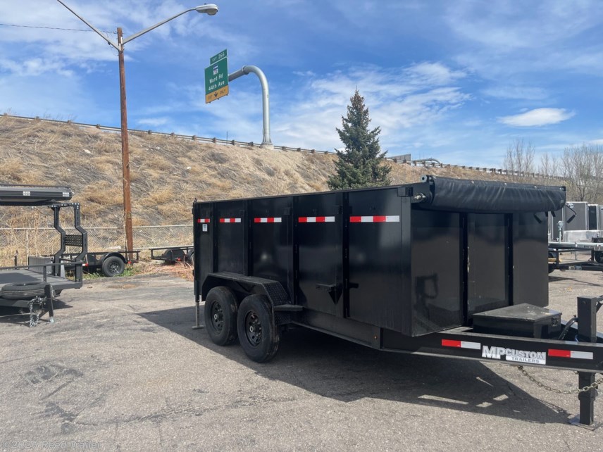 New 2026 MP Custom Trailers 83x14 14k 4ft side walls w/7ga steel floor available in Wheat Ridge, Colorado