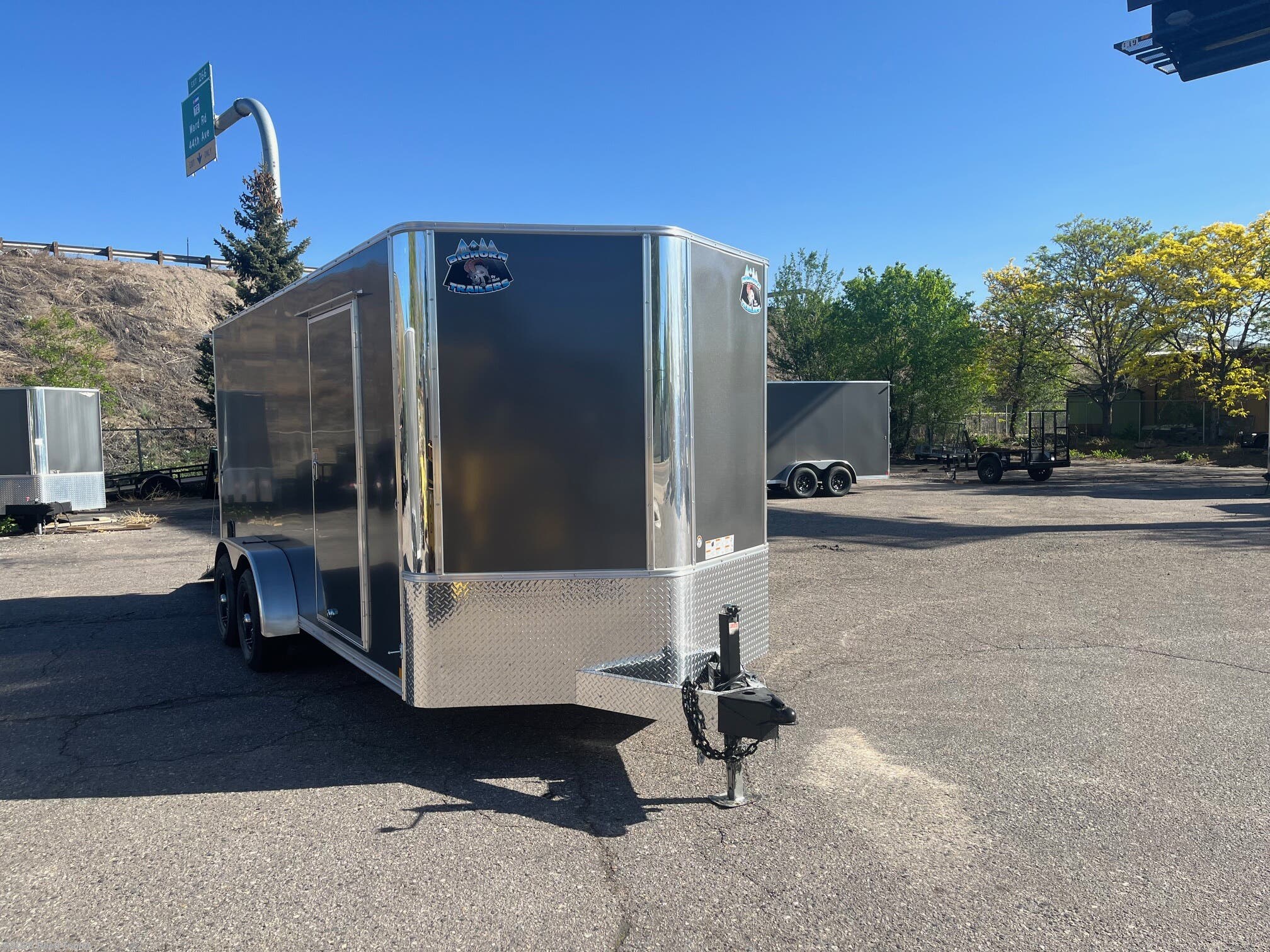 2027 R&M Trailer Mfg 7x16+v-nose (TAC 10k, e-track)