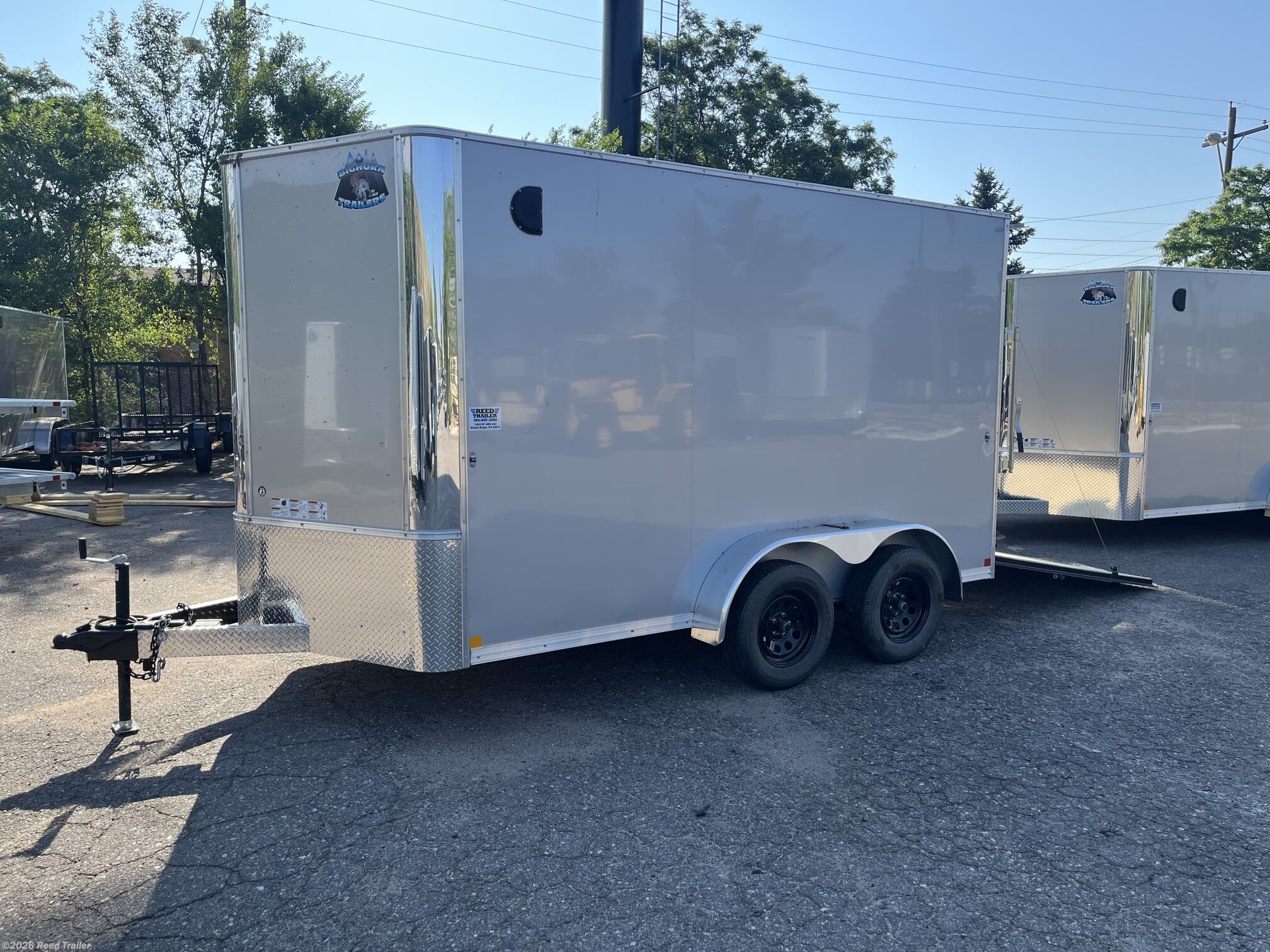 2027 R&M Trailer Mfg 7x12+v-nose (TAC 7' INTERIOR)