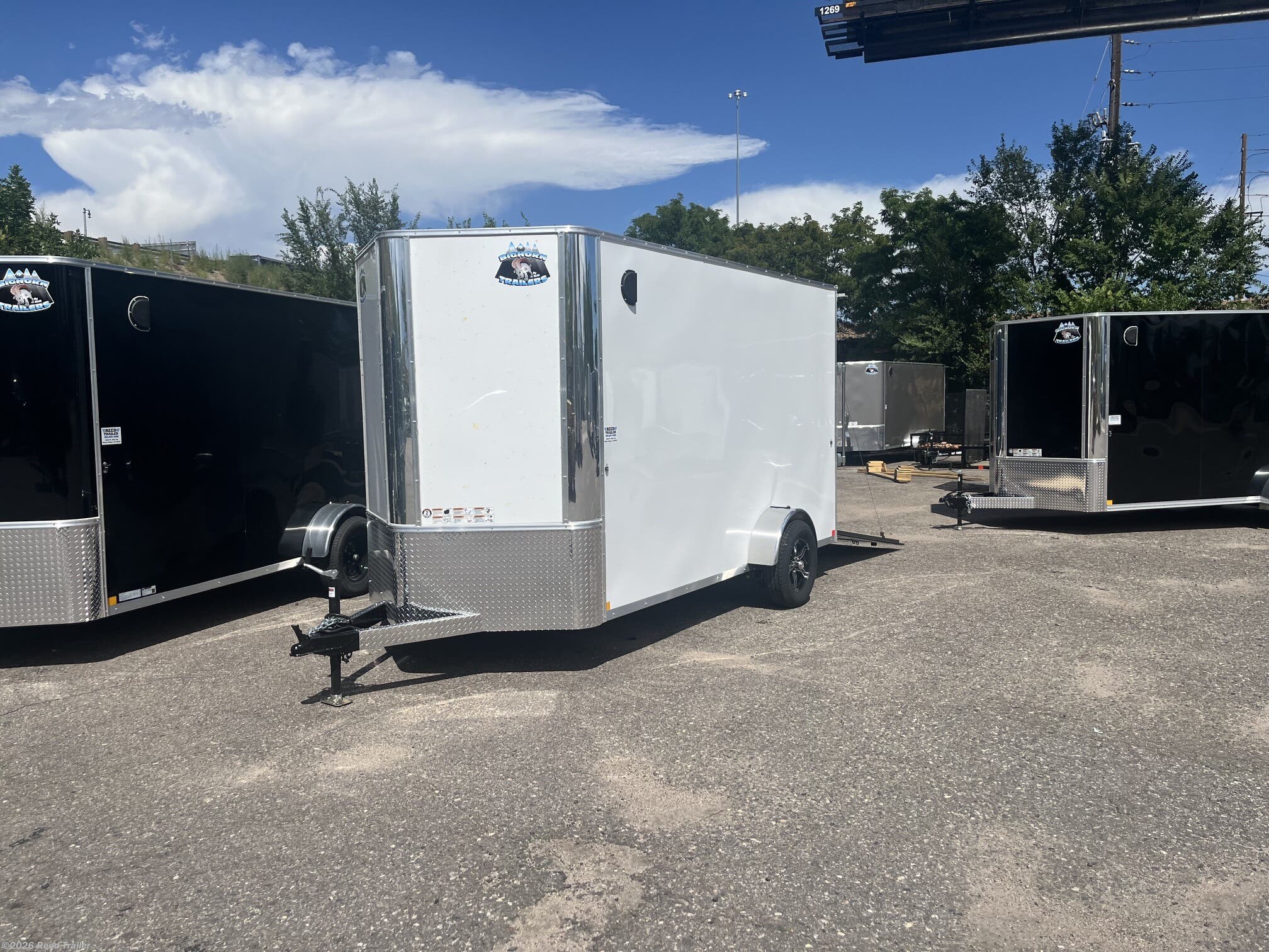 2027 R&M Trailer Mfg 6x12+v-nose (7' tall, Aluminum rims, CONTRACTOR)