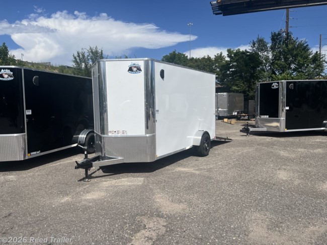 2027 R&M Trailer Mfg 6x12+v-nose (7' tall, Aluminum rims, CONTRACTOR)