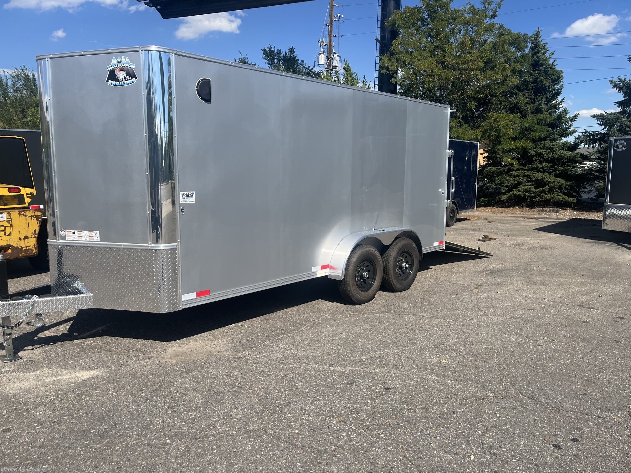2027 R&M Trailer Mfg 7x16+v-nose (TAC 7' tall 14000 GVWR)