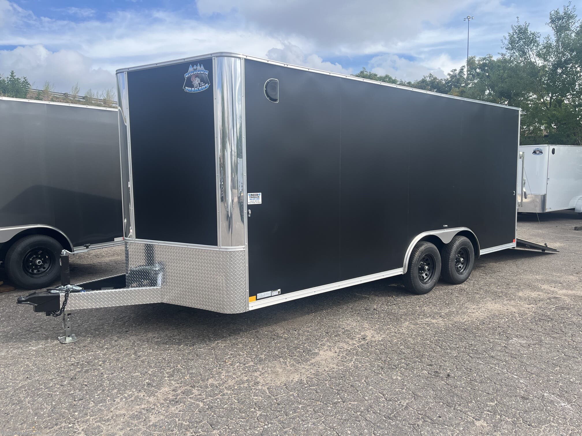 2027 R&M Trailer Mfg 8.5x18+v-nose (TAC, 9990 GVWR, 7' TALL)