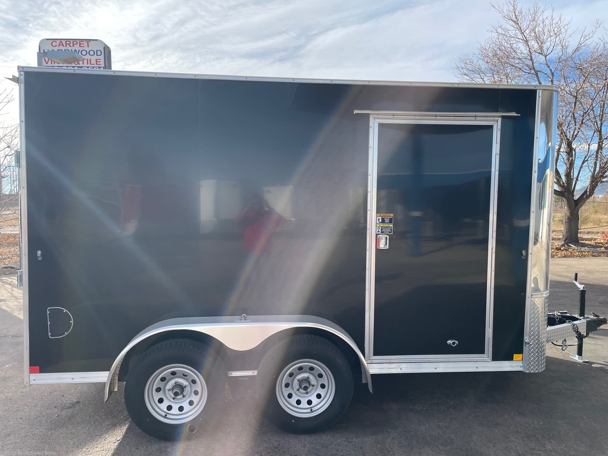 2023 R&M Trailer Mfg 7x12+v-nose (TAC) - New Cargo Trailer for sale by Reed Trailer Sales in Colorado Springs, Colorado