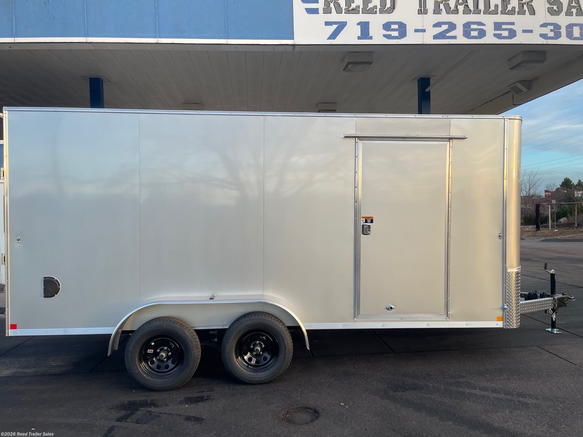 2026 R&M Trailer Mfg 2026 7x16+v-nose (TAS) - New Cargo Trailer for sale by Reed Trailer Sales in Colorado Springs, Colorado