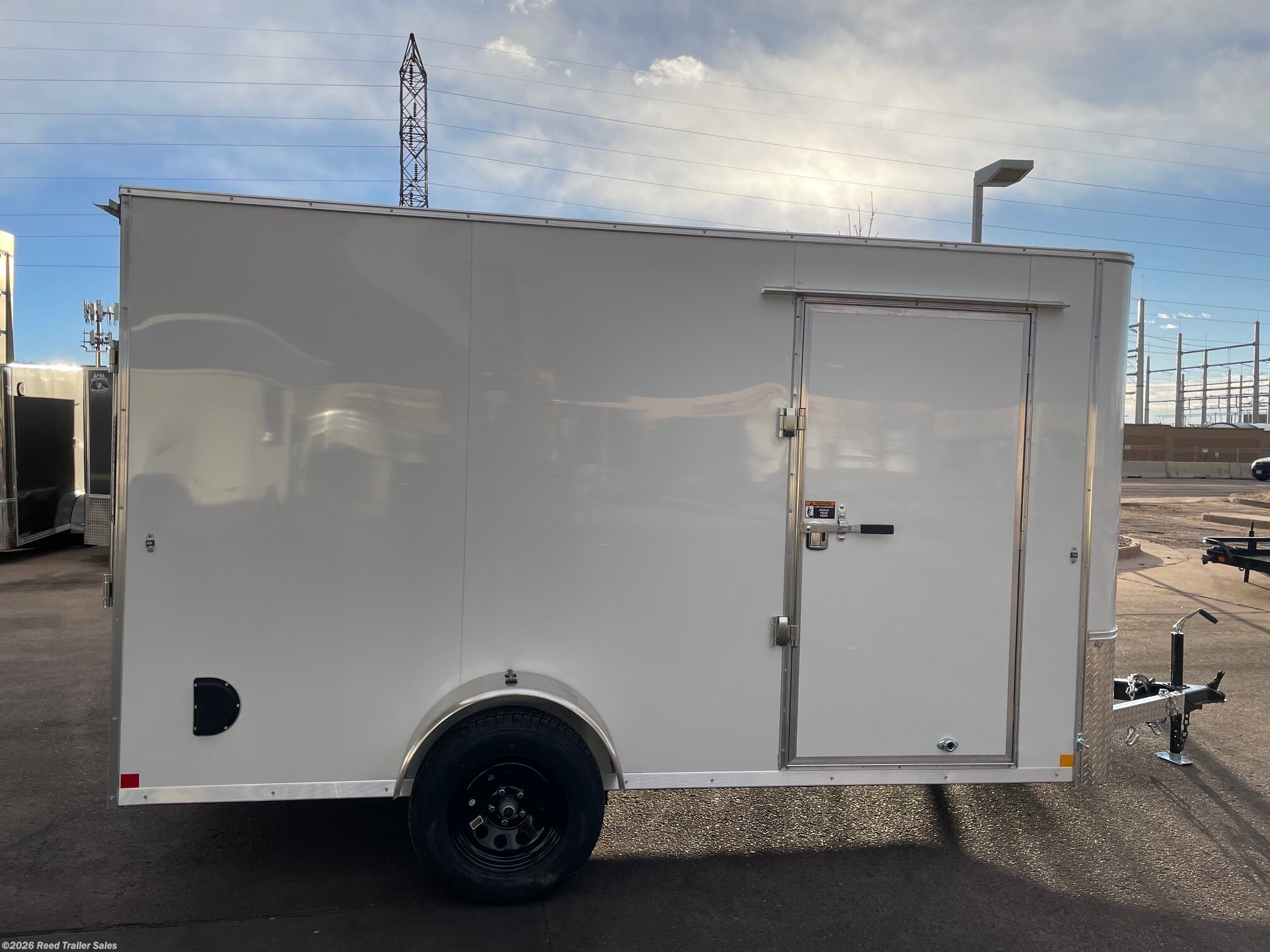 2026 R&M Trailer Mfg 7x12+v-nose (SAS) - New Cargo Trailer for sale by Reed Trailer Sales in Colorado Springs, Colorado