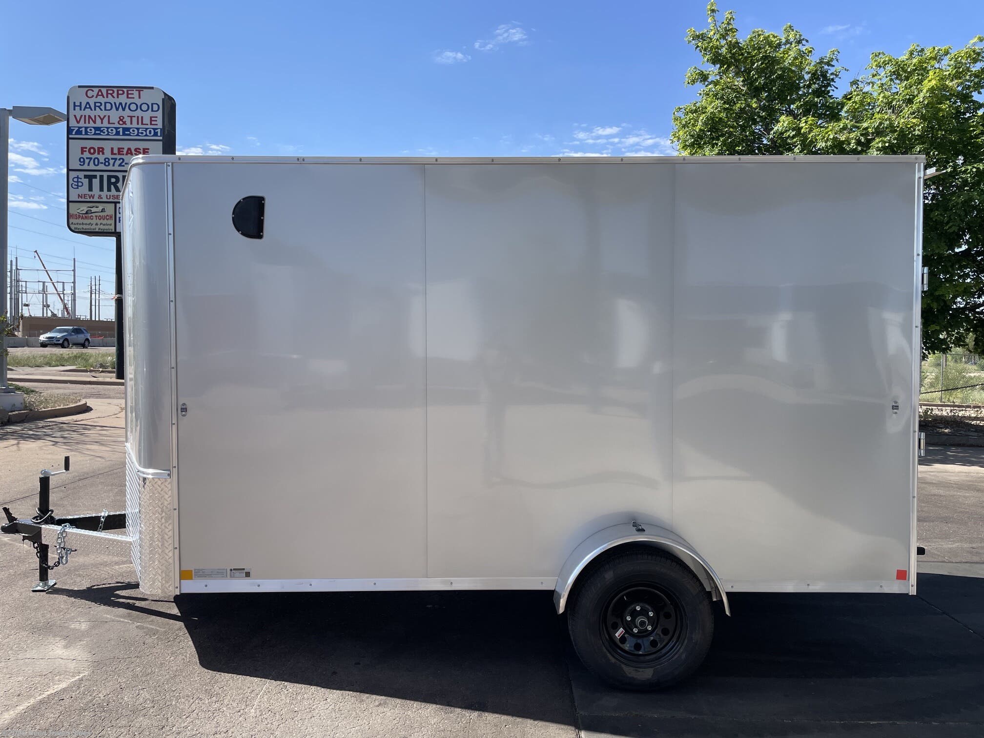 2027 R&M Trailer Mfg 7x12+v-nose (SAS 7' tall) - New Cargo Trailer for sale by Reed Trailer Sales in Colorado Springs, Colorado