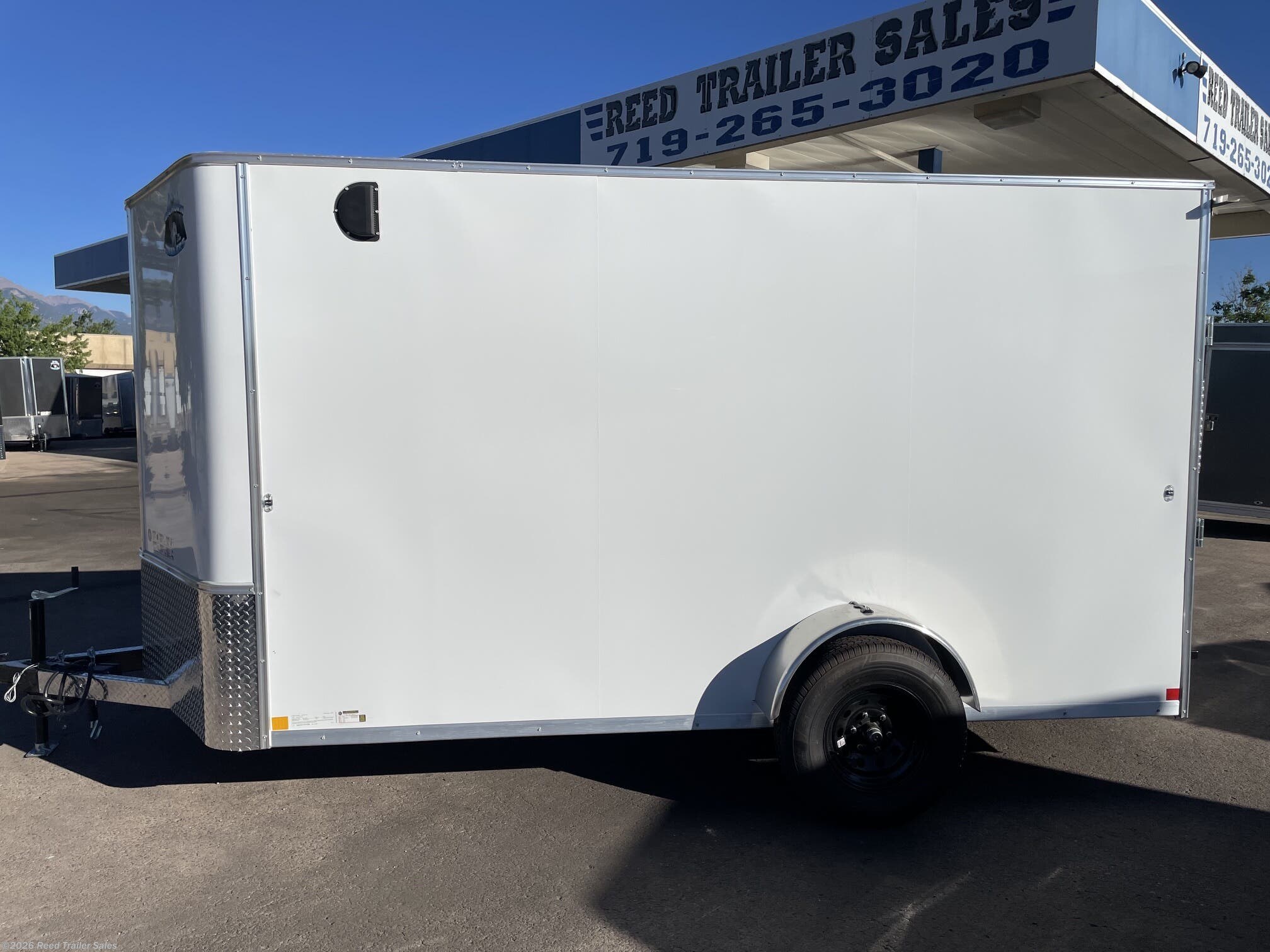 2027 R&M Trailer Mfg 6X12+V-NOSE - New Cargo Trailer for sale by Reed Trailer Sales in Colorado Springs, Colorado
