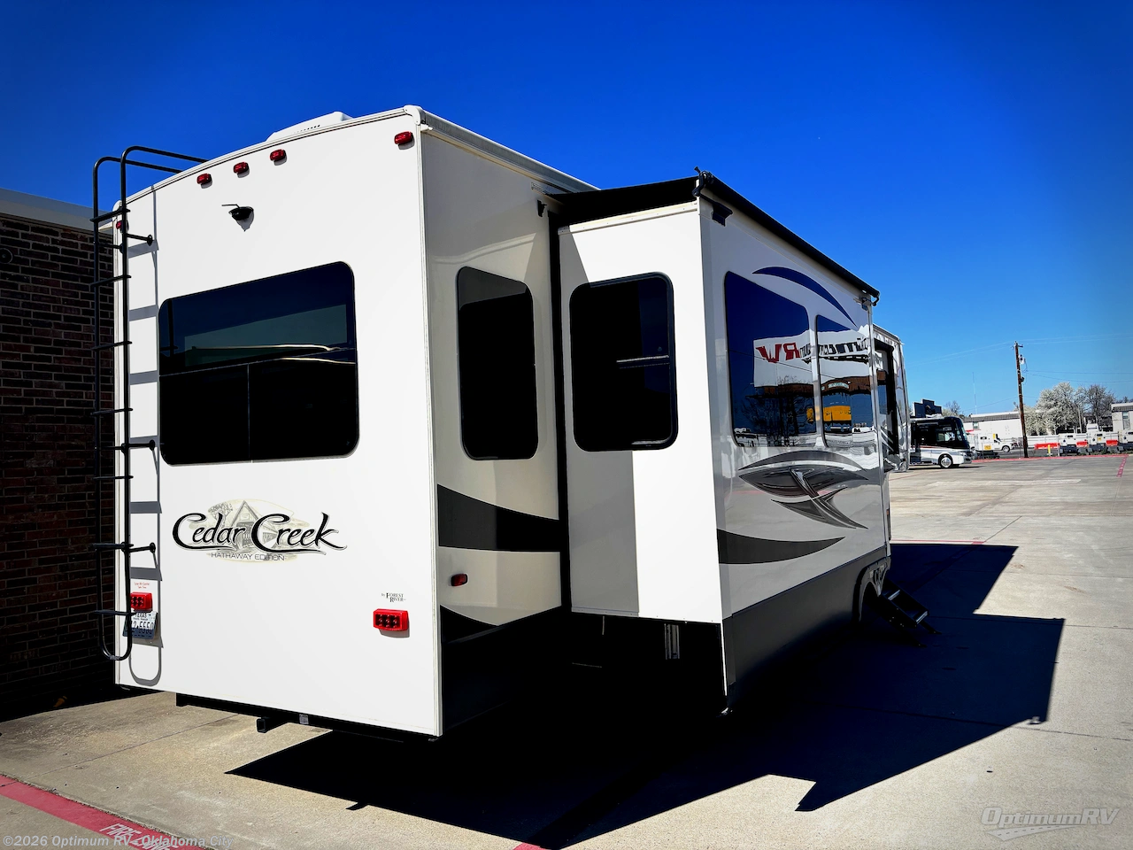 2020 Forest River Cedar Creek Hathaway Edition 36CK2 - Used Fifth Wheel For Sale by Optimum RV - Oklahoma City in Moore, Oklahoma features Awning, Slideout