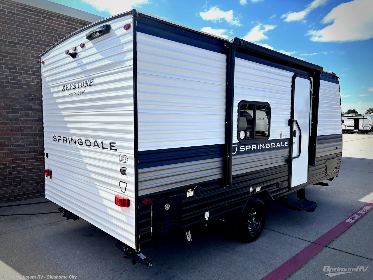 2025 Keystone Springdale Mini 1660RB - Used Travel Trailer For Sale by Optimum RV - Oklahoma City in Moore, Oklahoma features Awning