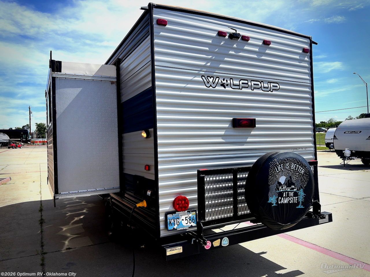 2021 Forest River Cherokee Wolf Pup 16PF - Used Travel Trailer For Sale by Optimum RV - Oklahoma City in Moore, Oklahoma features Slideout, Awning