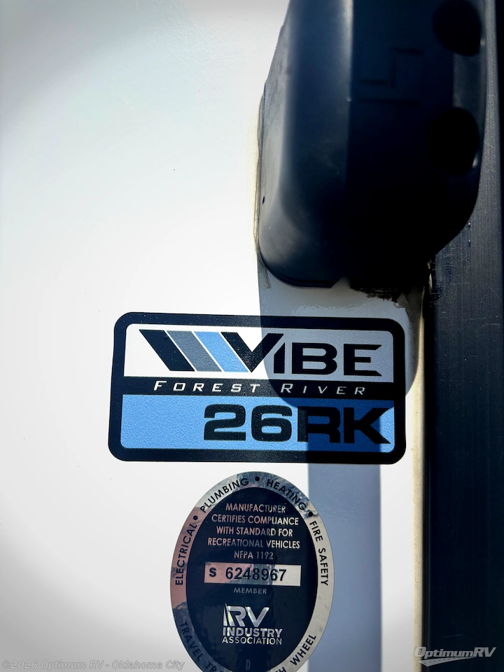 Used 2021 Forest River Vibe 26RK available in Moore, Oklahoma