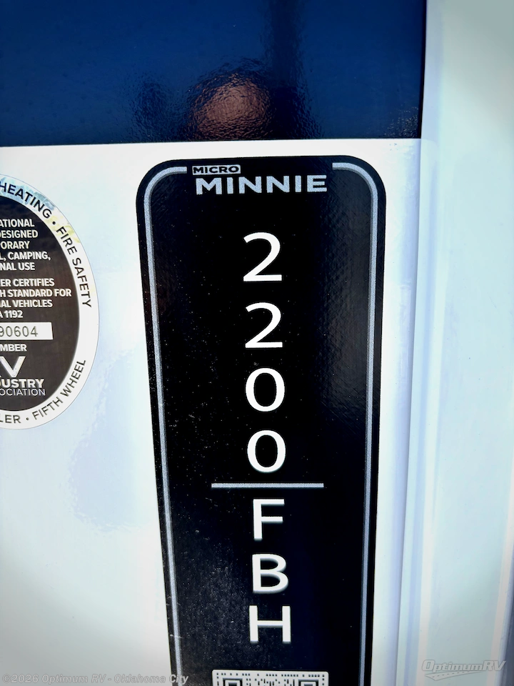 New 2027 Winnebago Micro Minnie 2200FBH available in Moore, Oklahoma