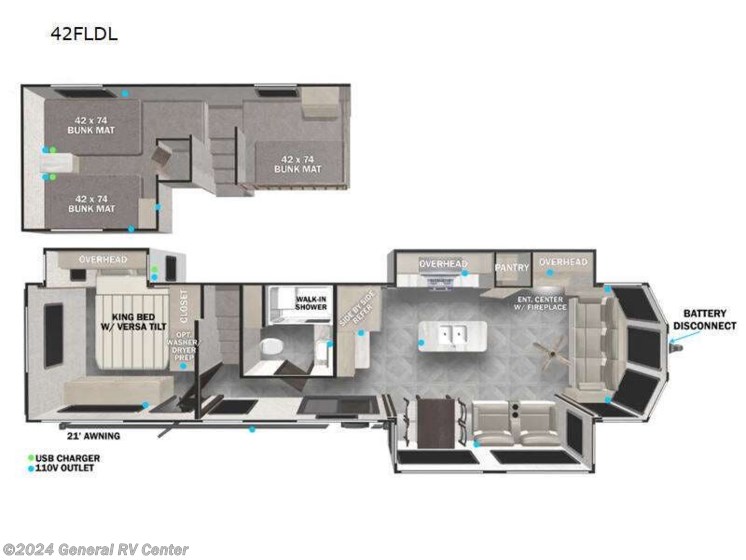 New 2025 Forest River Wildwood Grand Lodge 42FLDL available in Salisbury, North Carolina