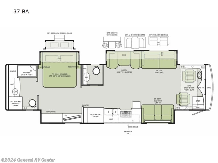 New 2025 Tiffin Allegro Red 37 BA available in Salisbury, North Carolina