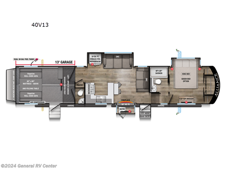 New 2025 Alliance RV Valor 40V13 available in Salisbury, North Carolina