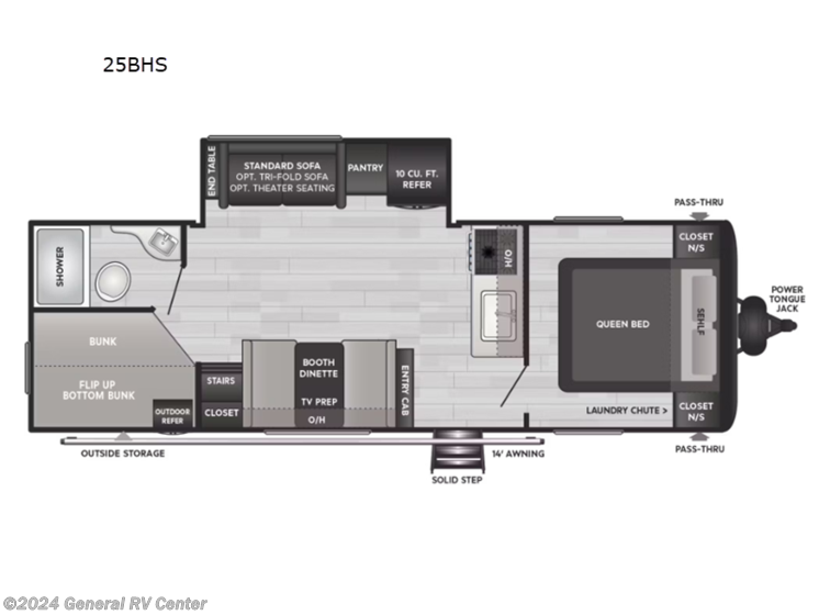 New 2025 Keystone Hideout 25BHS available in Salisbury, North Carolina