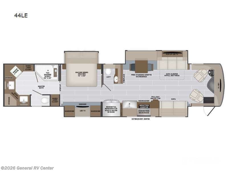 2025 Holiday Rambler Armada 44LE - New Class A For Sale by General RV Center in Salisbury, North Carolina