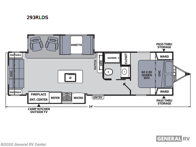 2023 Coachmen Apex 293RLDS - Used Travel Trailer For Sale by General RV Center in Salisbury, North Carolina