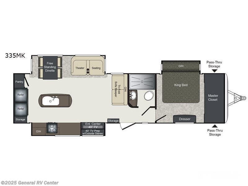 2018 Keystone Laredo MMK335 - Used Travel Trailer For Sale by General RV Center in Salisbury, North Carolina