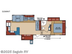 2018 K-Z Durango 1500 D256RKT - Used Fifth Wheel for sale by Seguin RV in Seguin, Texas