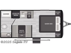 Stock Image for 2025 Keystone 178RB (options and colors may vary)