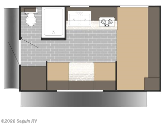 Floorplan of 2026 Sunset Park RV Sun Lite 16BH