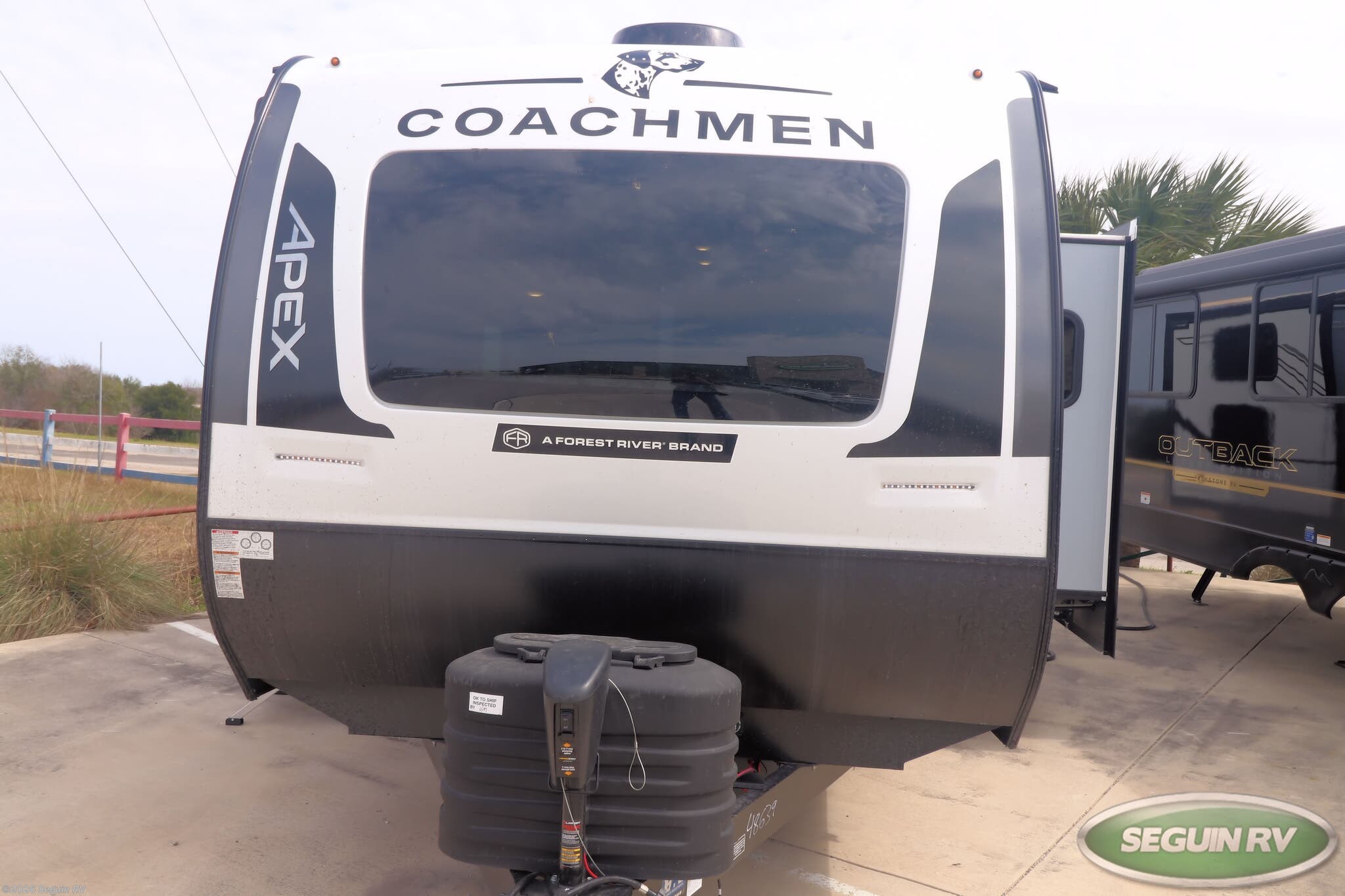 2025 Coachmen Apex Ultra-Lite 241BHS - New Travel Trailer For Sale by Seguin RV in Seguin, Texas features Ladder, Fire Extinguisher, Fiberglass Sidewalls, Dinette, U-Shaped Dinette