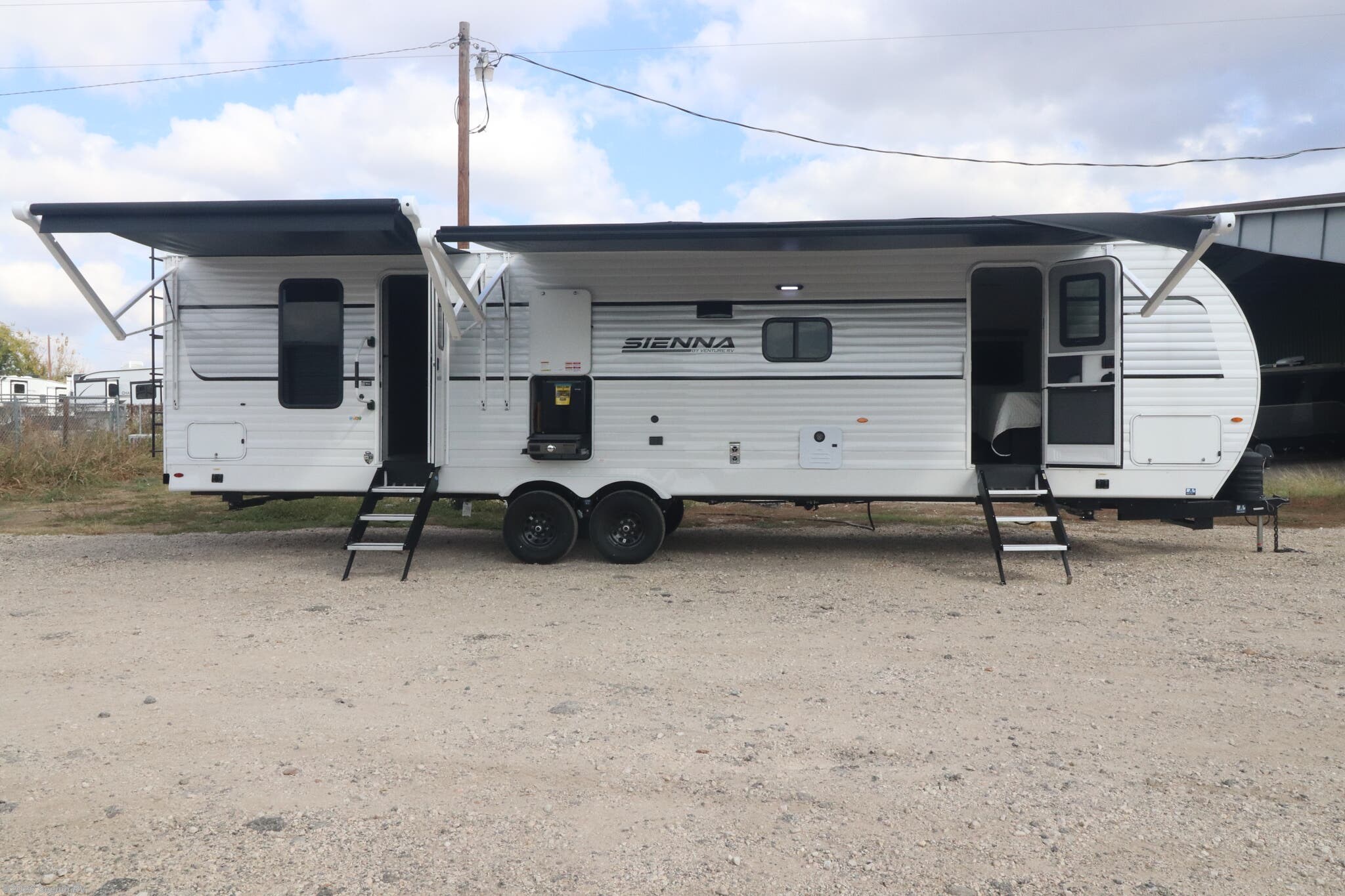 2026 Venture Sienna 311V - New Travel Trailer For Sale by Seguin RV in Seguin, Texas features Heated Water Tank, 50 Amp Service, Residential Refrigerator, Batteries, Solar Prep