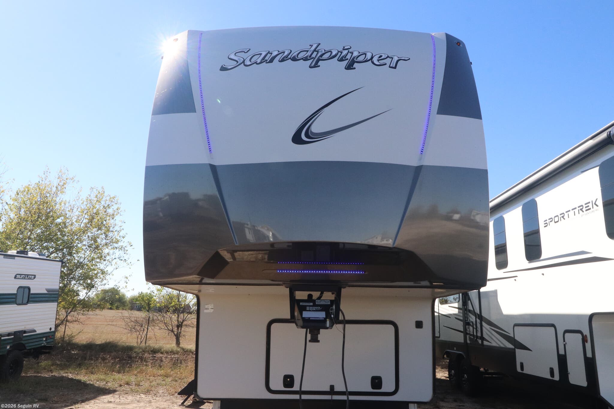 2022 Forest River Sandpiper 39BARK - Used Fifth Wheel For Sale by Seguin RV in Seguin, Texas features 50 Amp Service, Furnace, CO Detector, Roof Vents, Toilet