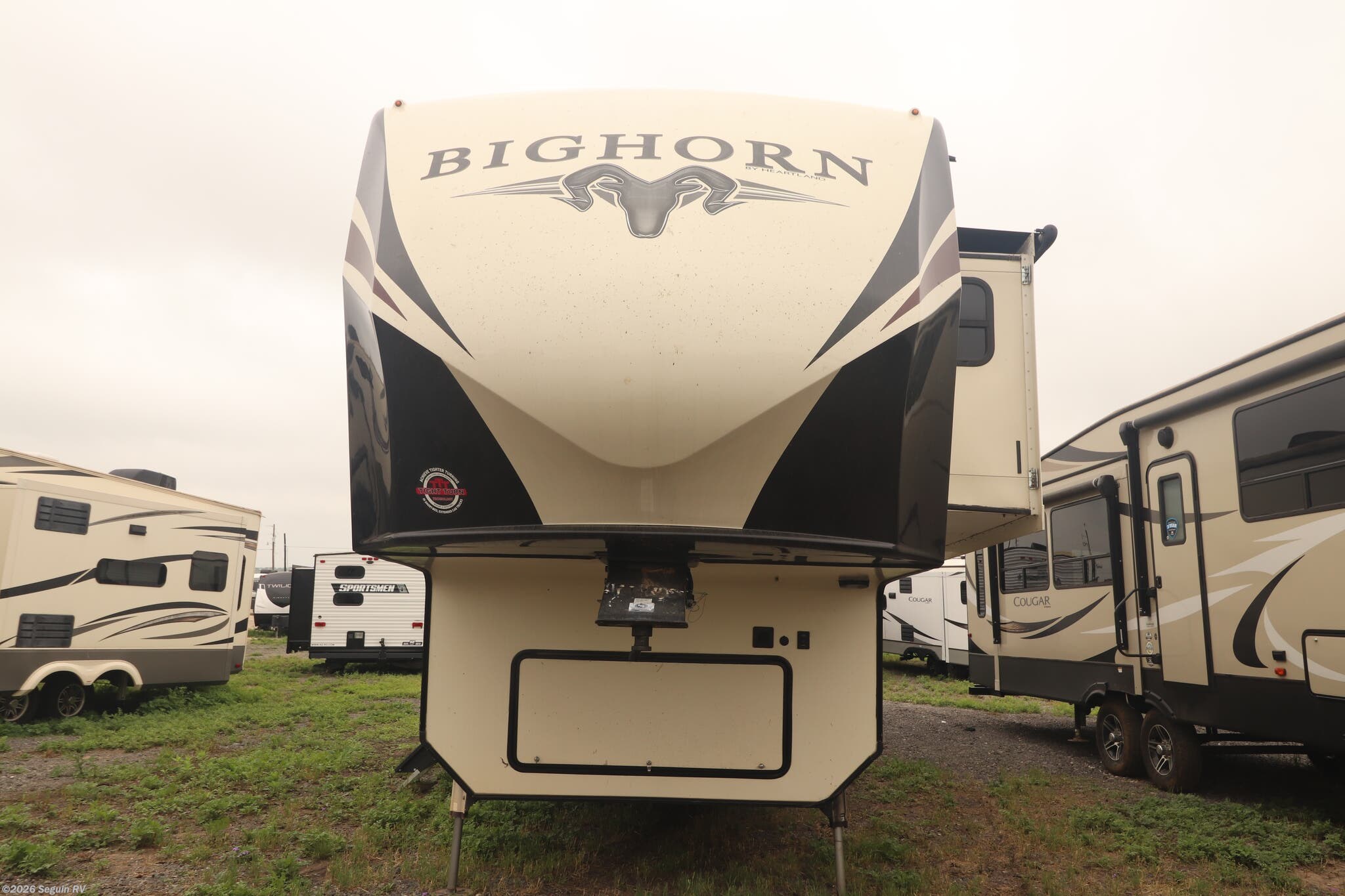 2018 Heartland Bighorn 3575EL - Used Fifth Wheel For Sale by Seguin RV in Seguin, Texas features Water Heater, Power Awning, Smoke Detector, CO Detector, Air Conditioning