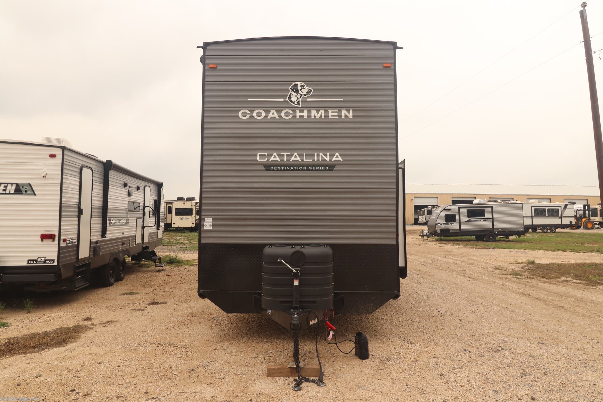 2026 Coachmen Catalina Destination 44CONDO - New Destination Trailer For Sale by Seguin RV in Seguin, Texas features Dryer, Stabilizer Jacks, Dinette, Fire Extinguisher, Solar Prep