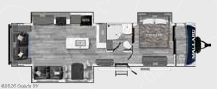 Floorplan of 2023 Heartland Mallard M335