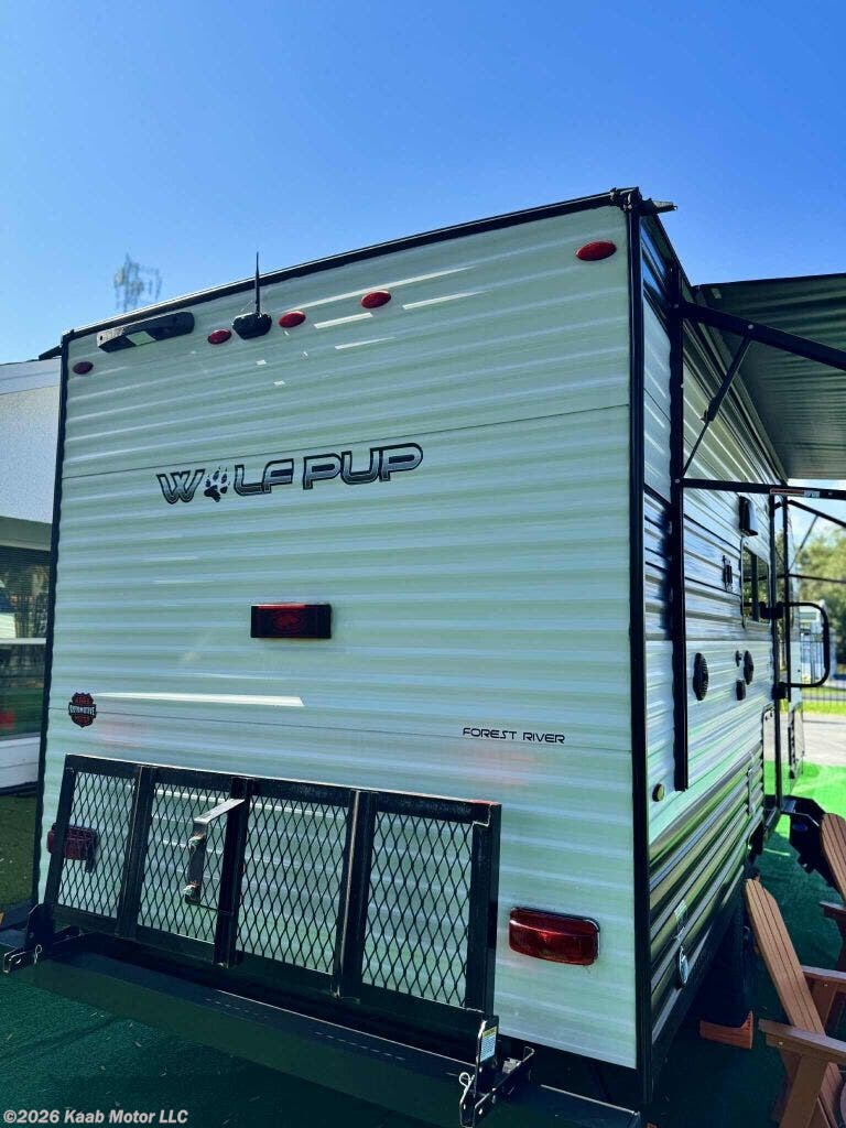 2023 Forest River Wolf Pup 16BH - Used Travel Trailer For Sale by Kaab Motor LLC in Gibsonton, Florida