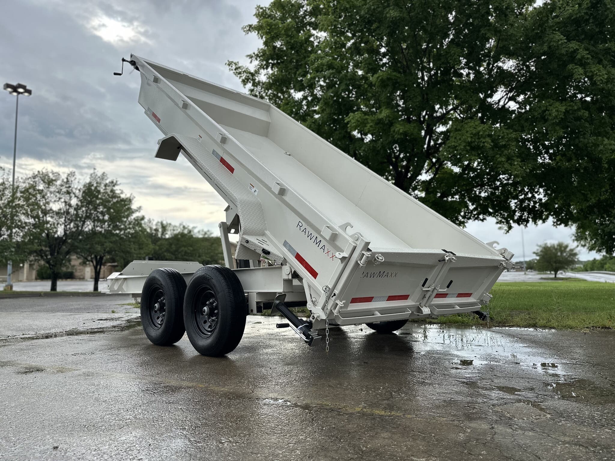 2024 RawMaxx 7x14 LowPro 14k Dump W/ Hyd Jack