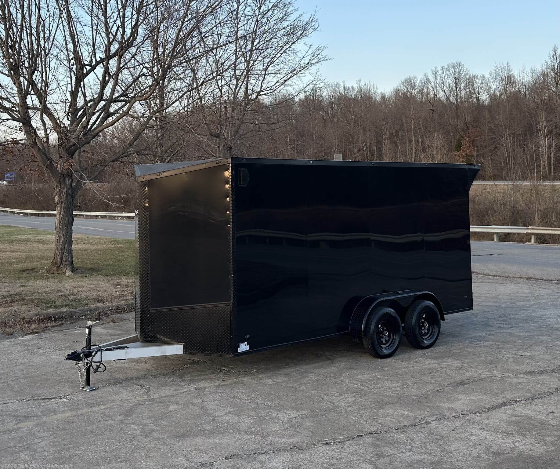 2025 Black Label All Aluminum 7x16' Enclosed by Steel Pines Cargo from Trailer Mart - Madisonville in Madisonville, Kentucky