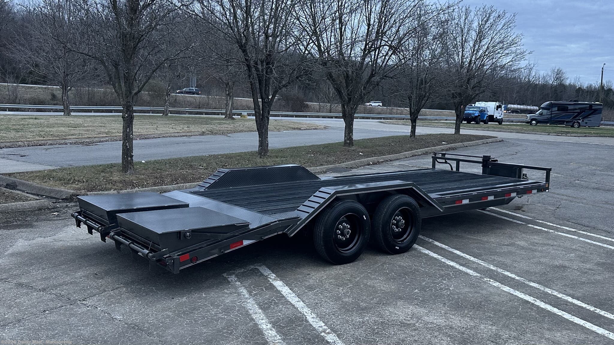 2024 Delco C7 22' 16k Drive-Over Equipment Trailer