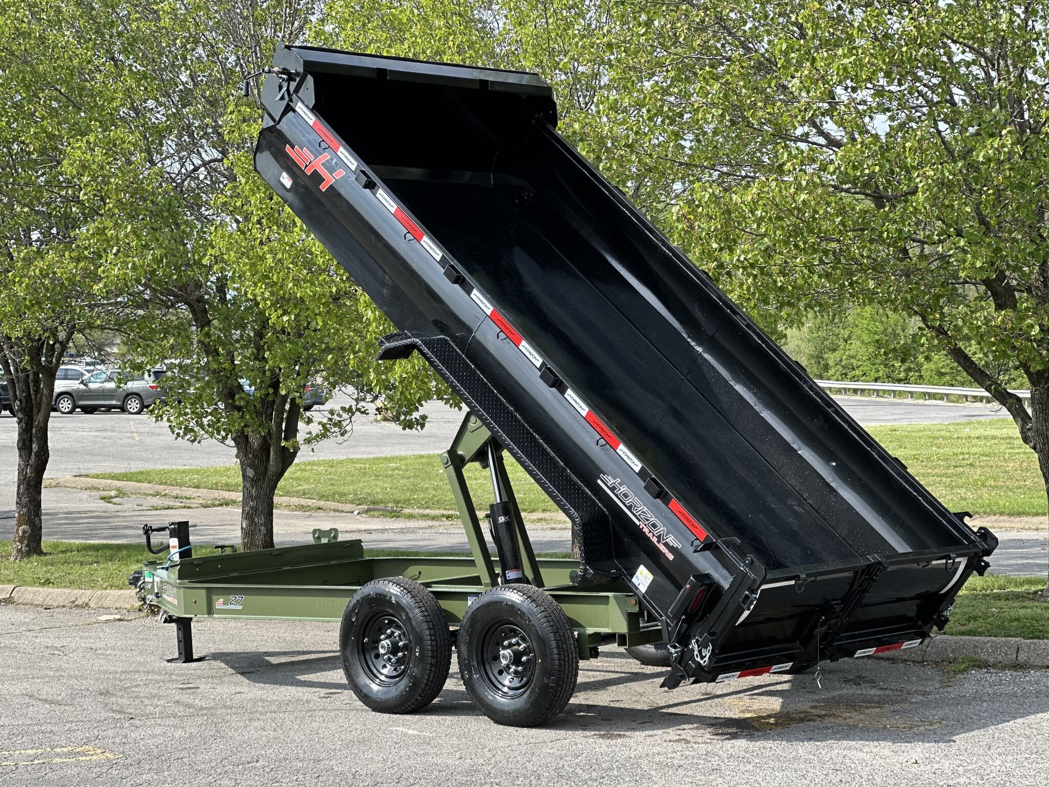 2025 LZ7 14&apos; 14k Dump by Horizon Trailers from Trailer Mart - Madisonville in Madisonville, Kentucky