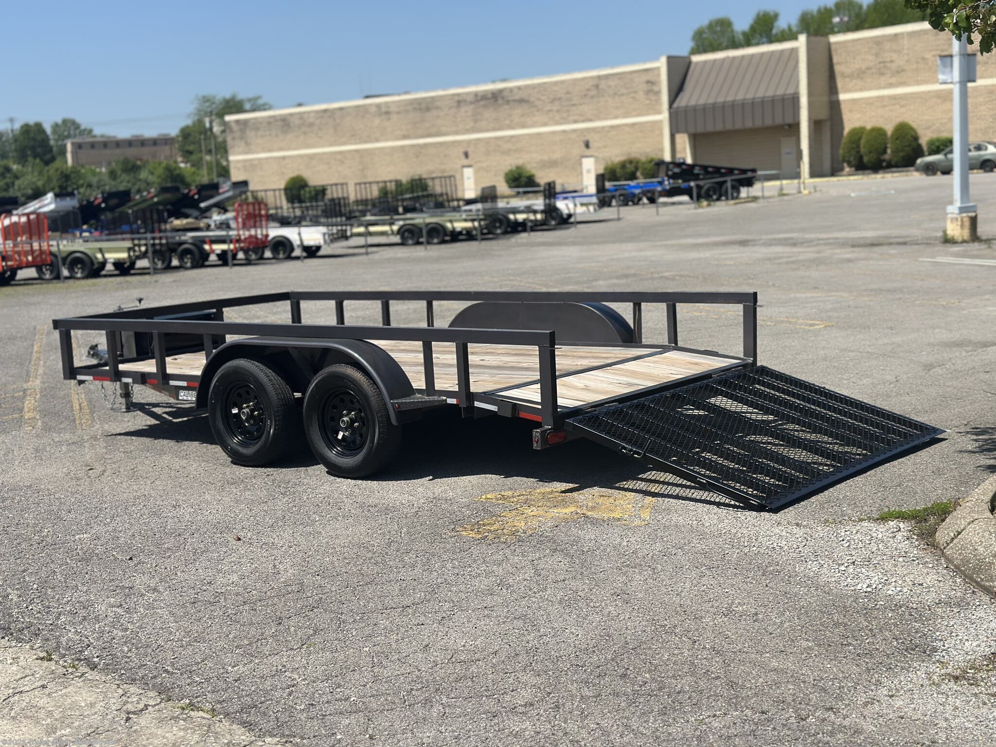 2024 Caliber 7x14 Open Utility Trailer 7k axles, 4 wheel brakes - New Utility Trailer for sale by Trailer Mart - Madisonville in Madisonville, Kentucky
