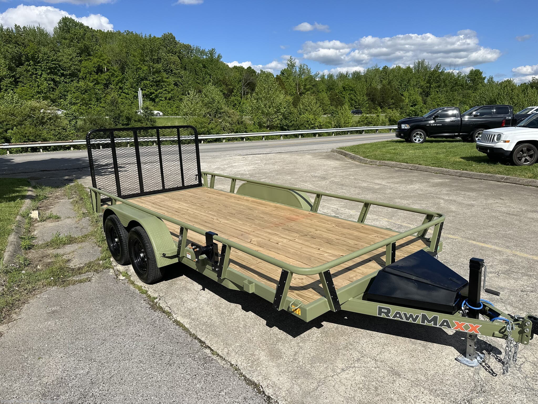 2025 RawMaxx 7X16 Open Utility Trailer Commercial Grade