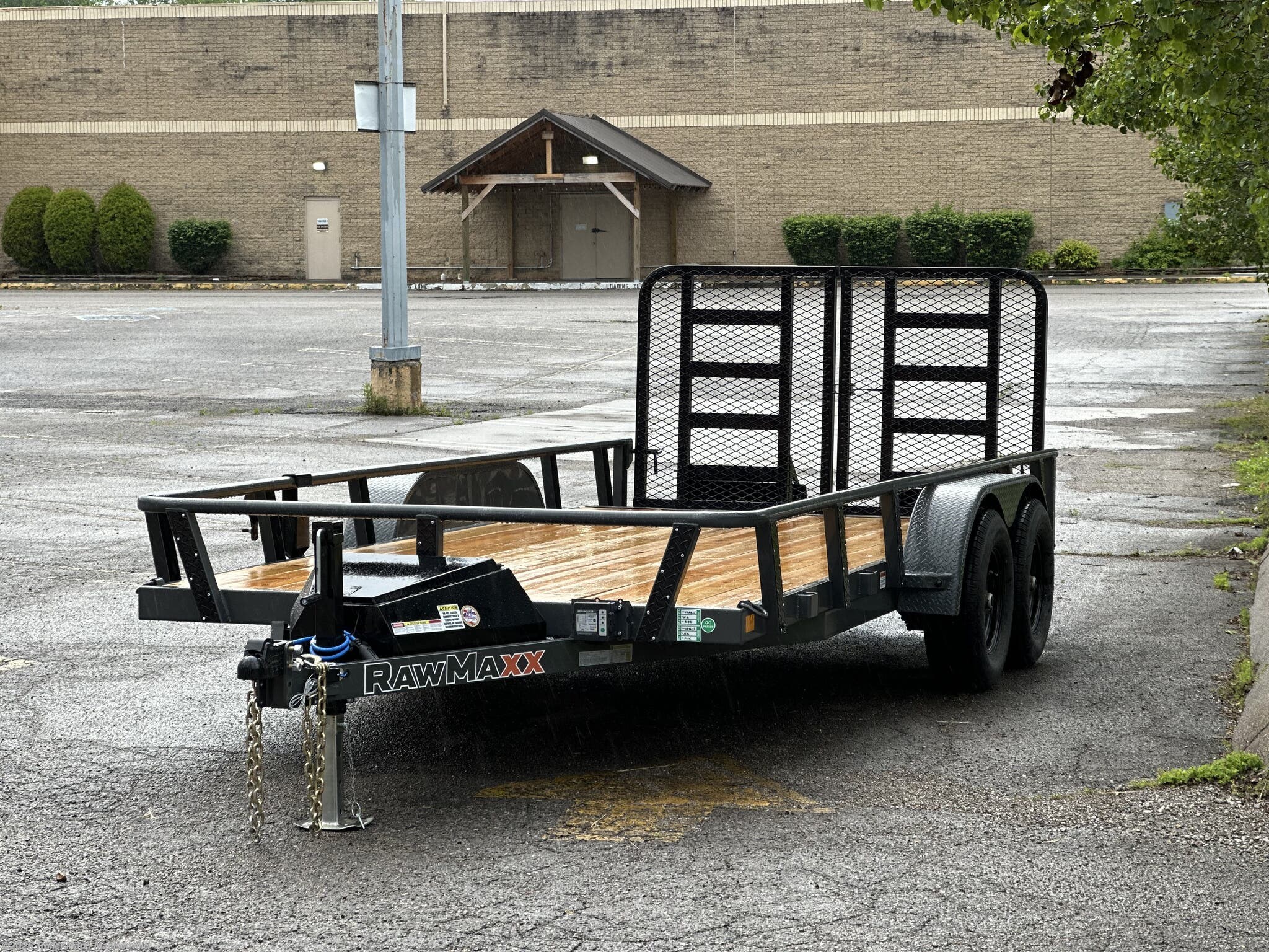 New 2025 RawMaxx 7X16 Open Utility Trailer 9990 GVWR available in Madisonville, Kentucky